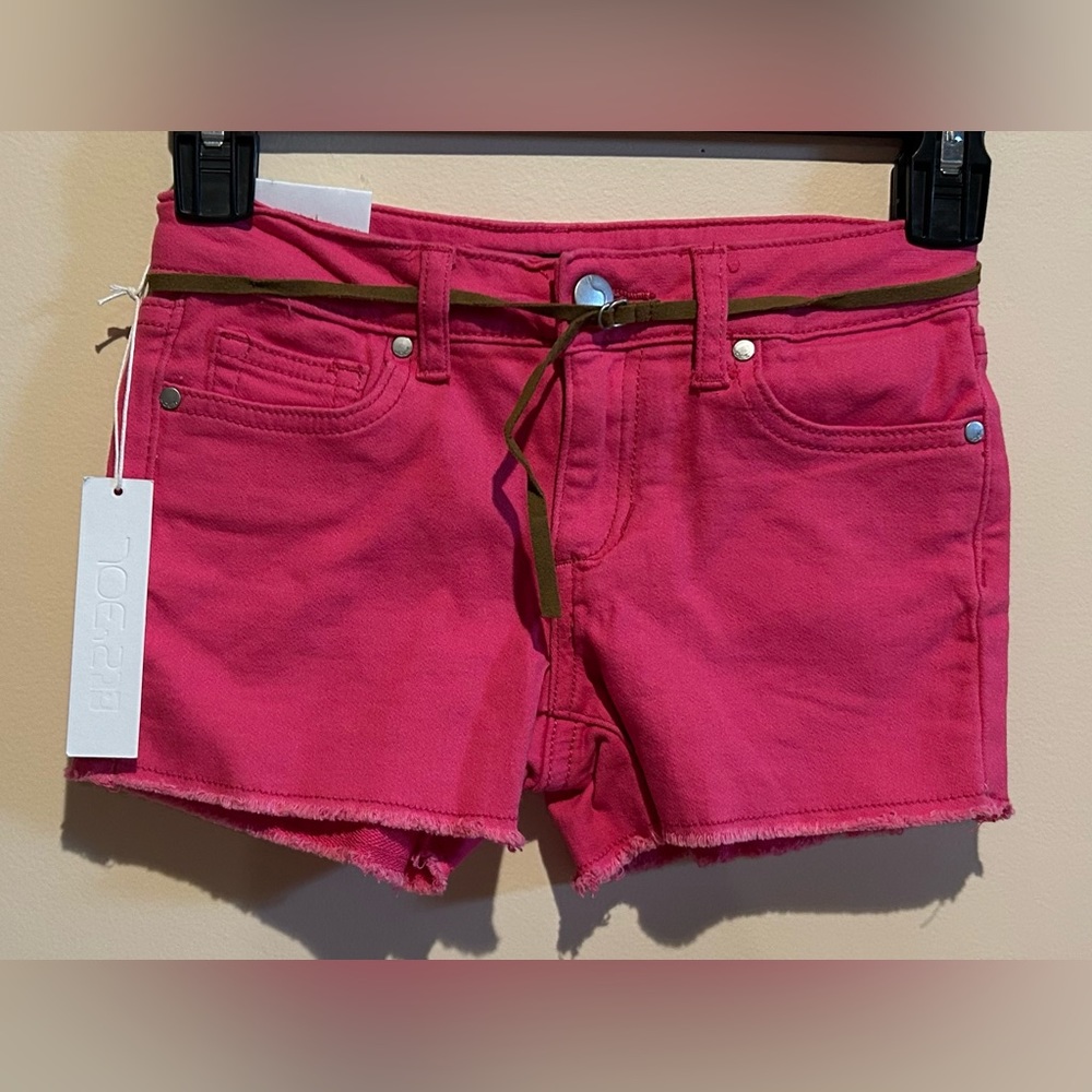 JOES The Markie shorts Mid Rise Pink Girls 7 NWT